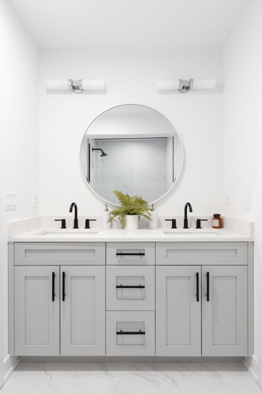 Bathroom Renovation Featuring Floating Vanity